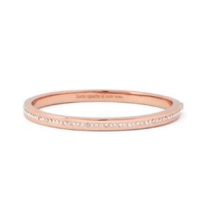 kate spade rose gold crystal pavé bangle bracelet